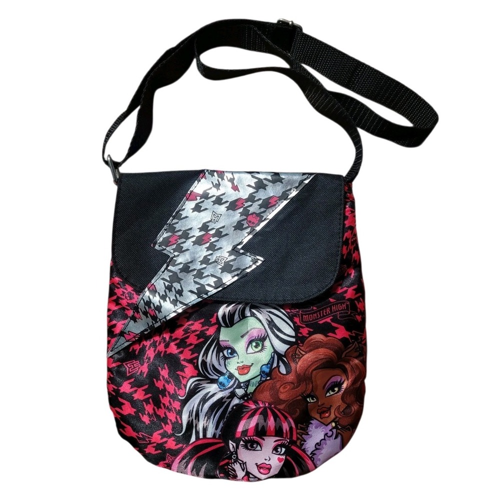 Monster High Clawsome Messenger Bag Crossbody Purse Frankie Draculaura Clawdeen